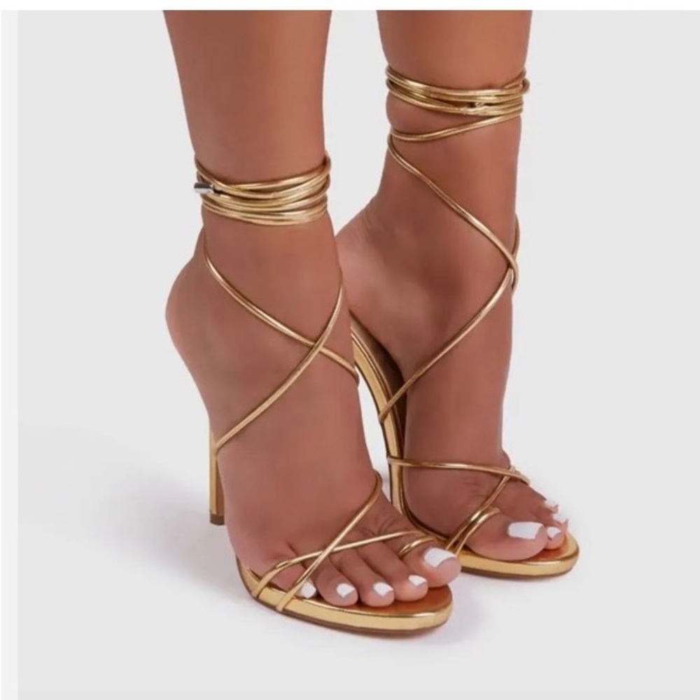 Ego Official Gold Heels